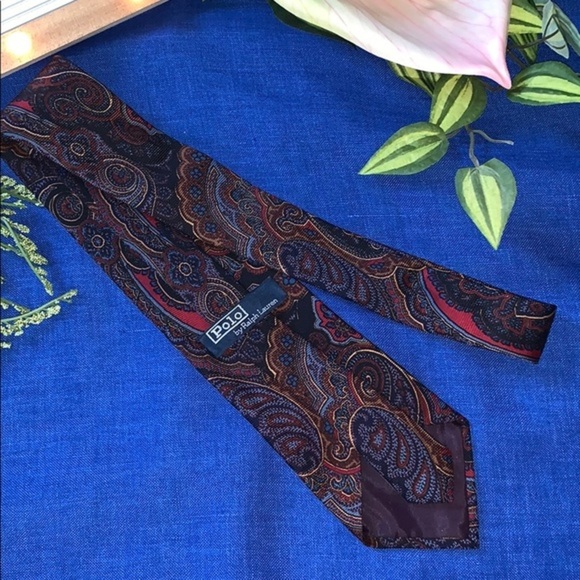 🍇Fancy Polo by Ralph Lauren Tie🍇 - Picture 3 of 5